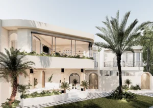 Affordable luxury villas in Bali designed by Coco Development Group, featuring elegant modern architecture and tropical landscaping.