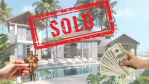 Buying a villa in Bali with Coco Development Group, showcasing a successful real estate transaction at a tropical luxury property.