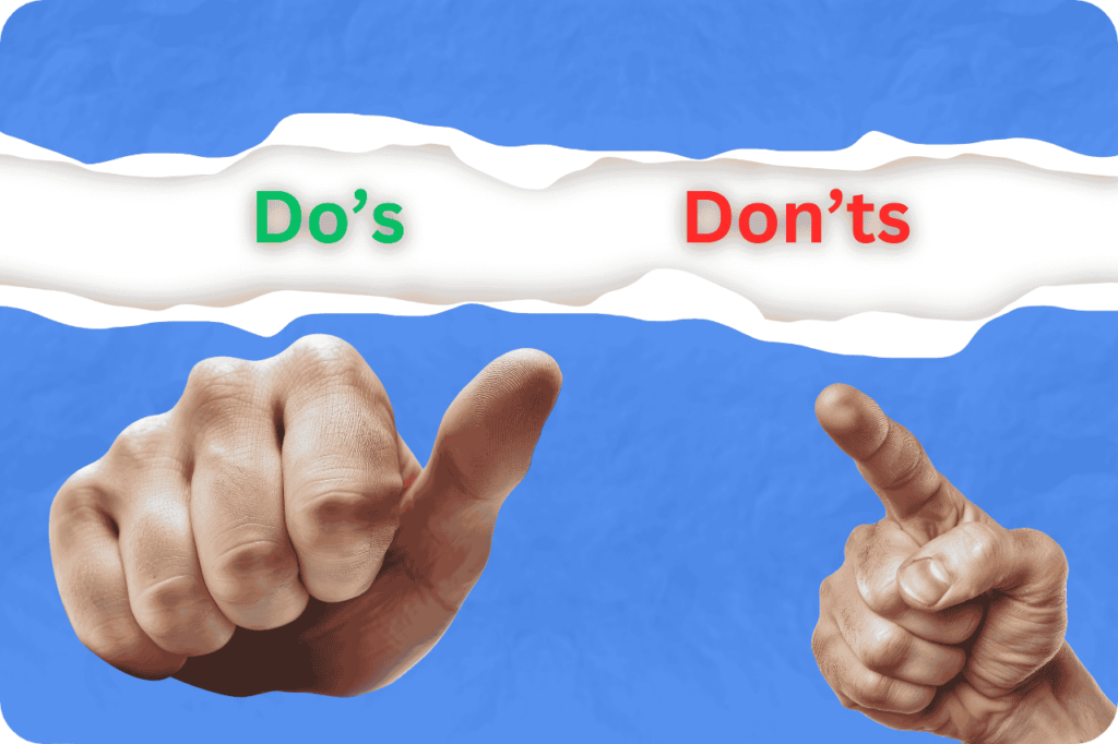 do, dont do