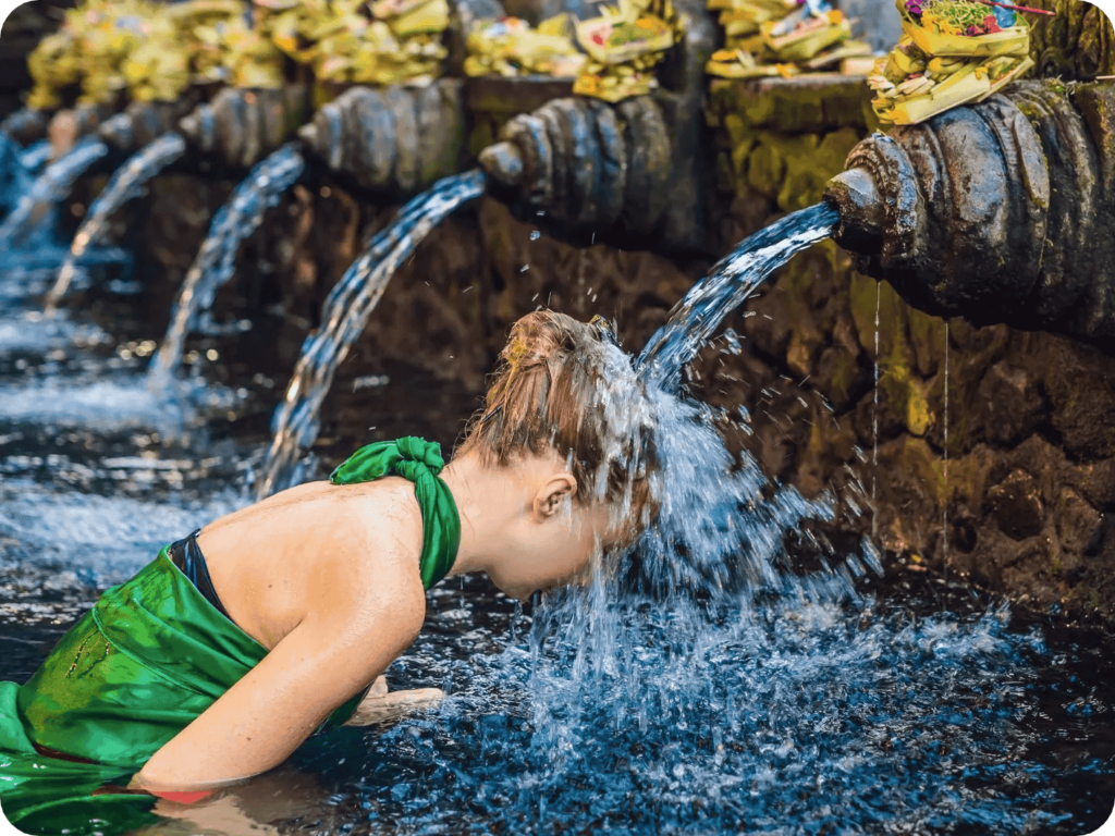 girl in water image