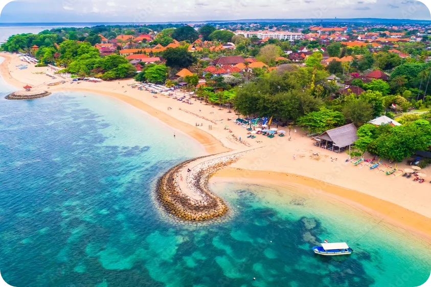 sanur beach & TCEC