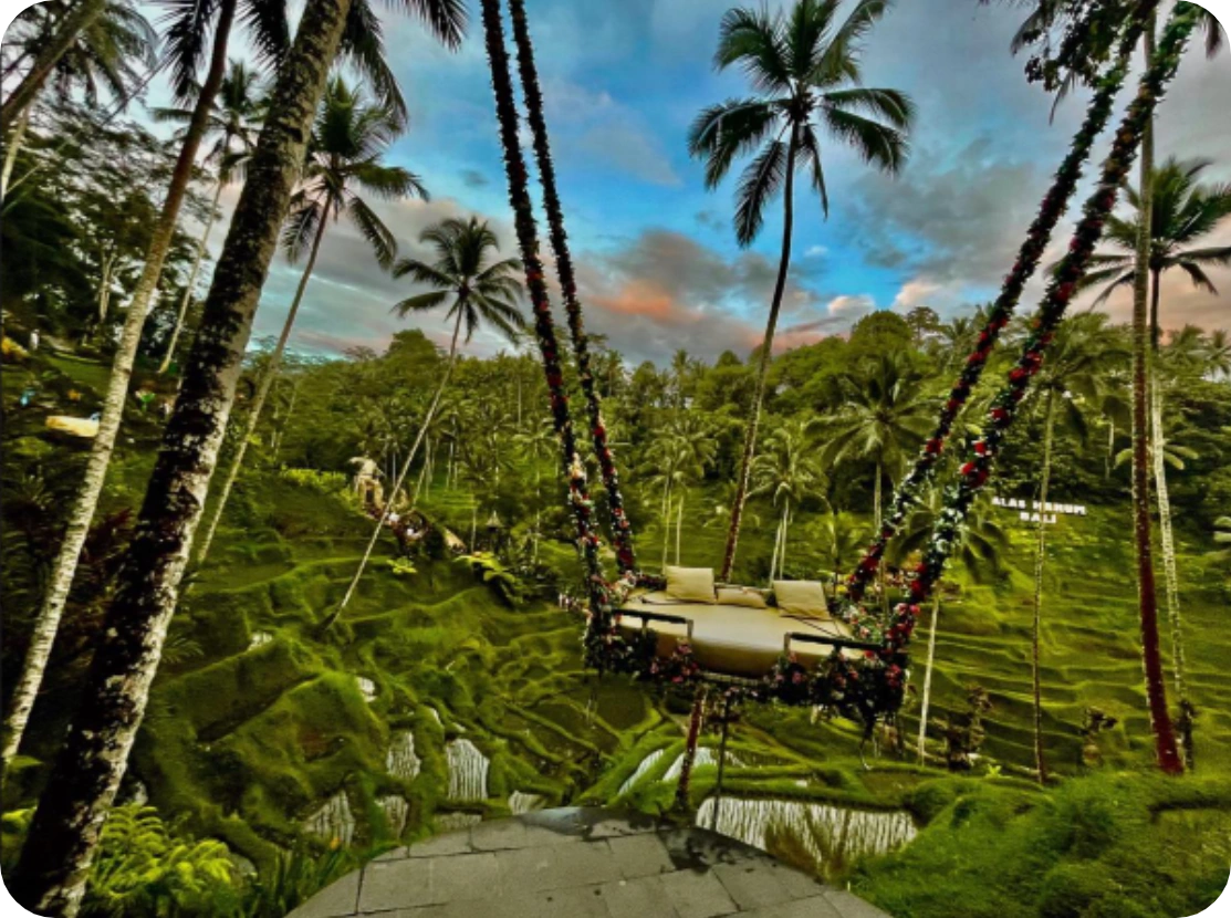 tegalalang swing Bali