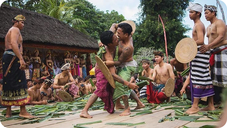A Guide to Bali’s Traditional Dance Performances 10 perang pandan