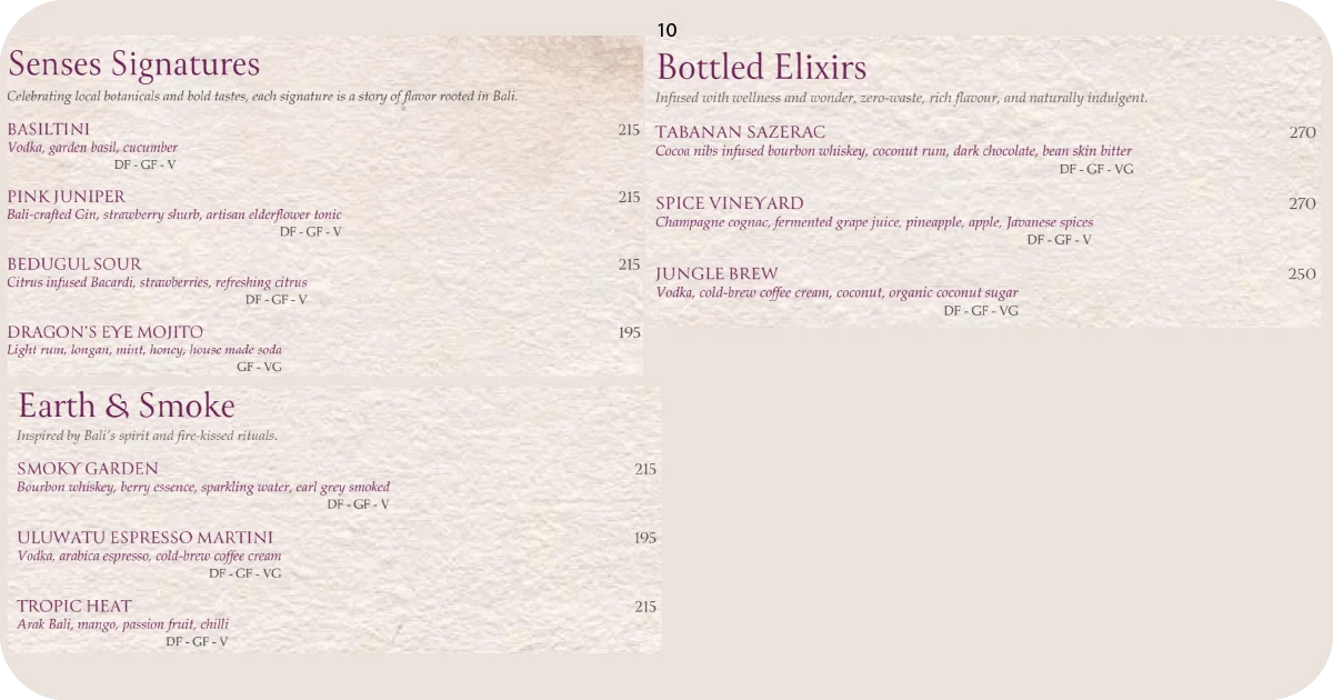 Rocka signature cocktails and bottled elixirs with Bali-inspired flavors