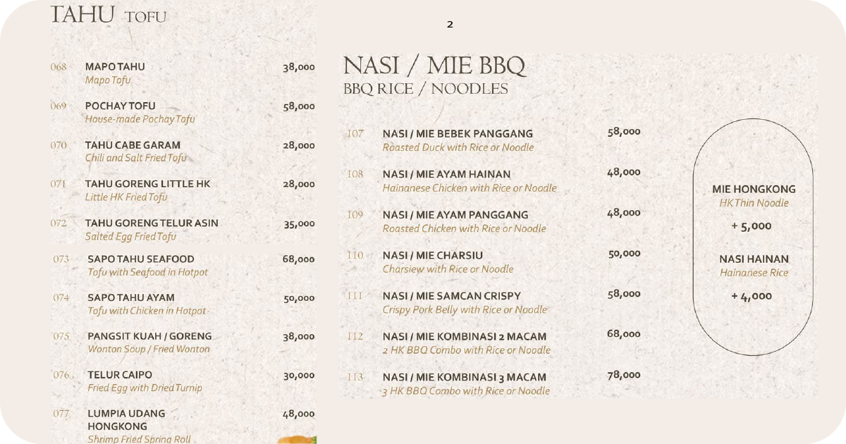 2.Tofu dishes and BBQ rice_noodle sets with duck, chicken, char siu