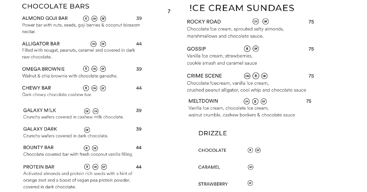 Alchemy Cafe Bali: An Honest Uluwatu Restaurant Review 8 7. Chocolate bars and ice cream sundaes with drizzle options